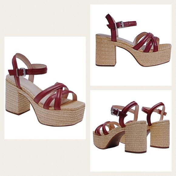 Schutz Stacie Platform Sandals EUC Size 10B   S3326 - Picture 1 of 10